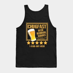 Chugfast Beer Removal Service Tank Top